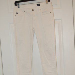 AG ADRIANO GOLDSMIED  Soft White Women's Jeans Size 27R  /Size 4
